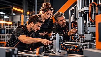 Servicetechniker kommen aus ganz verschiedenen technischen Berufen